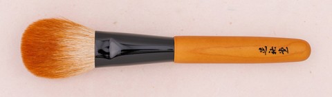 HAKUHODO チークブラシ オレンジ チークブラシ：PS-2｜竹宝堂（ちくほうどう）熊野筆・化粧筆